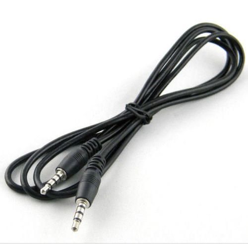 4PC 4-Pin 3.5 MM Plug Male TO Male Microphone headphone Audio-video output Cable