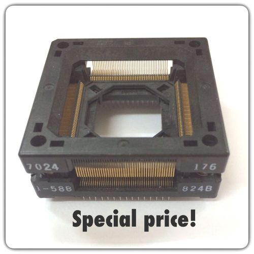 Programmer adapter 7024-176  pin open-top  socket for sale