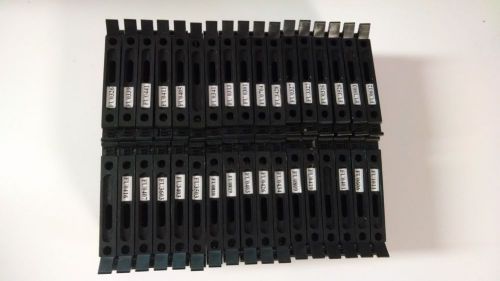 Lot of 34 phoenix contact uk 6.3-hesi terminal blocks with fuses good condition! for sale