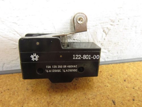 122-801-00 Limit Switch 15A 125,250 or 480VAC New
