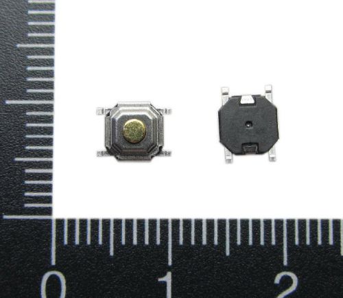 50pcs smd 4x4x1.5mm touch micro switch button switch waterproof copper head for sale