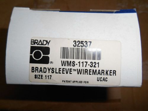 Brady WMS-117-321 BradySleeve Brady Sleeve Wire Marker