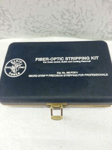 Klein tools fiber optic stripping kit ms-fok-1 for sale