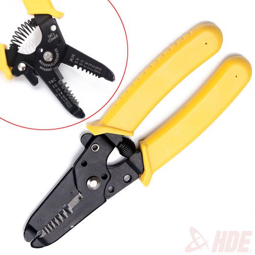 New Multi-Function Wire Stripper Cutter Pliers 10-22 AWG Metric Electrical Tool