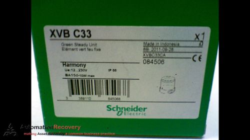 Schneider electric xvb c33 stack light green lens, new for sale