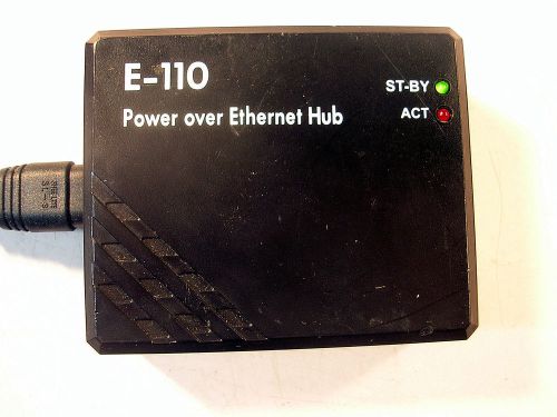 A pair of POE LAN Host ethernet/power integrator Model: E-110 (2x)