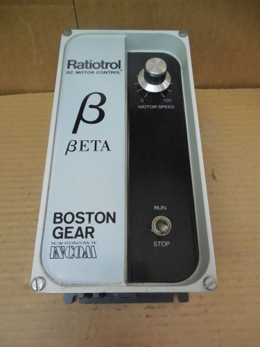 Boston Gear BETA Ratiotrol DC Motor Control RB1S 115 VAC 15A 1HP New