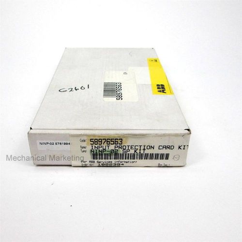 Abb input protection card ninp-02 sp kit new in box 58976563 5761994 for sale