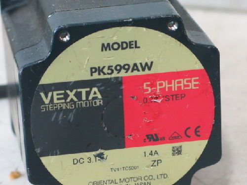 Vexta oriental motor 5 phase stepping motors, pk599aw for sale