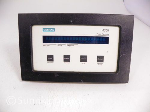 Siemens 4700 digital power meter display panel for sale