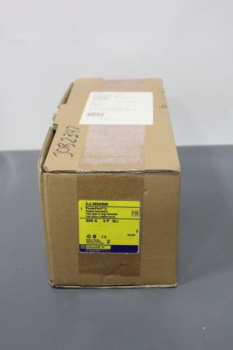 NEW IN BOX SQUARE D POWERPACT SWITCH DJL36000S60 600A 600V CIRCUIT BREAKER