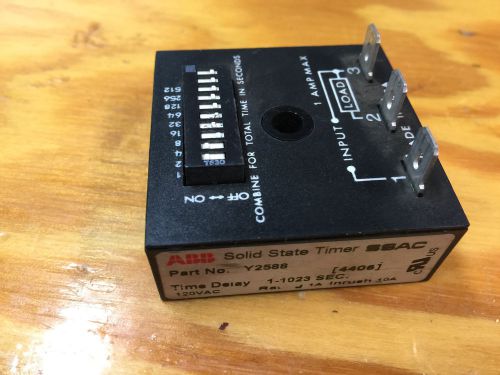 SSAC, ABB Y2588 Solid state timer