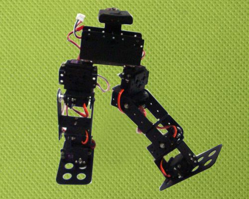 8 dof biped robot mechanical leg robot servo motor bracket(no servo motor) for sale