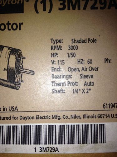Dayton Electric Motor 3m729a
