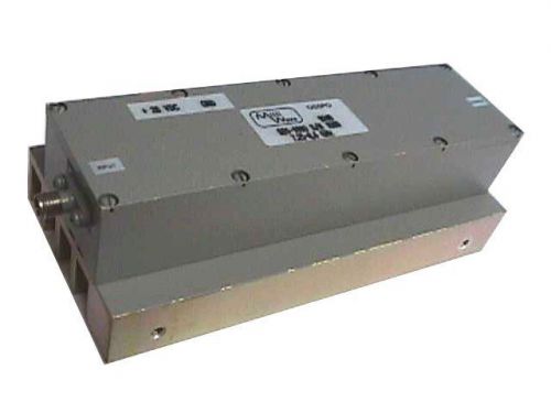 Milliwave OS5PO, 7.25-8.4GHz, S91-1610, amplifier with heat sink