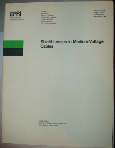 EPRI - Shield Losses in Medium Voltage Cables