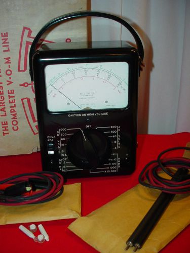 Bell System Voltage Meter KS 14510 L1 - AC/DC Volt Meter - Bakelite Case Vtgn