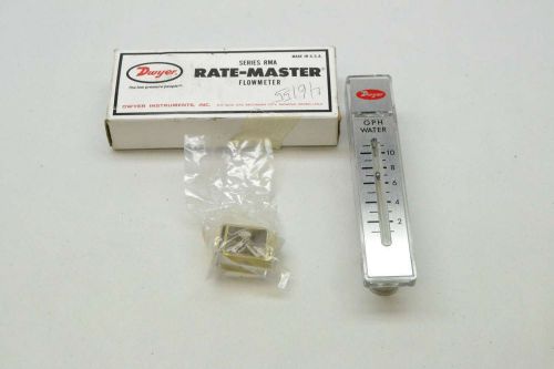 NEW DWYER RMA-42 RATE-MASTER 1/8 IN 1-11GPH FLOW METER D412919