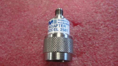 MIDWEST MICROWAVE ADAPTER MODEL 2581