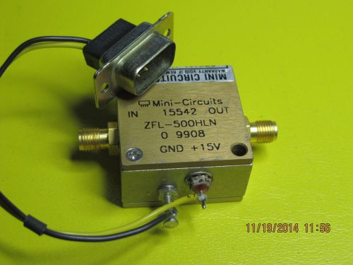 Mini-Circuits ZFL-500HLN, Microwave RF LNA Amplifier, 10-500 MHz