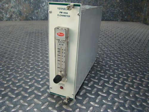 Tennelec FM-40A Flowmeter FM40A NIM BIN Crate Chassis Plugin Plug in Flow Meter