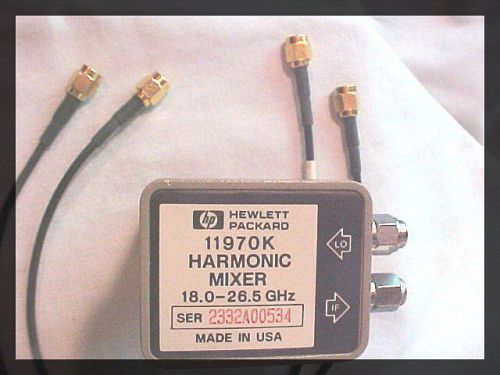 HP AGILENT 11970K HARMONIC MIXER 18-26.5 GHZ