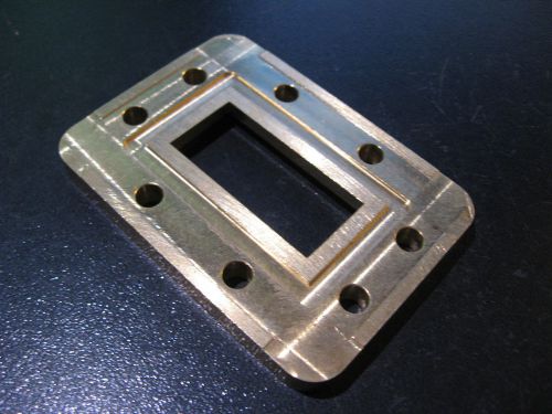 Cpr137g waveguide flange wr137 1/4&#034; thick brass 1/8&#034; butt microwave cprg137 -new for sale