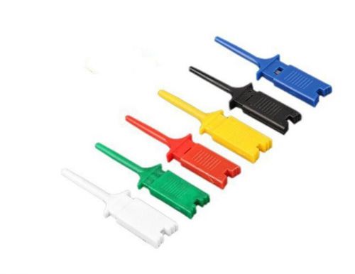 Serviceable Fashion 10 Pcs Test Clip Mini Grabber SMD IC Hook Probe Jumper ync