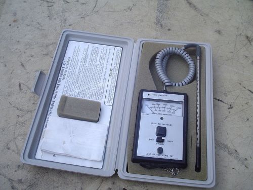 Dwyer Thermal Anemometer Series 470 Air Flow Test Unit w Case and Instructions