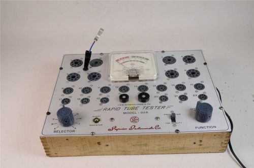 SICO SUPERIOR INSTRUMENTS CO RAPID TUBE TESTER MODEL 82A 82-A