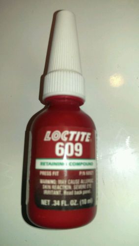 Loctite 10-ml Retaining Compound609 General Purpose. Sold as 1 Bottle