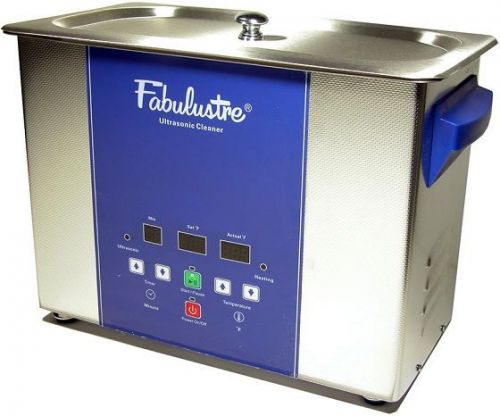 New fabulustre 4 quart heated stainless steel ultrasonic cleaner for sale