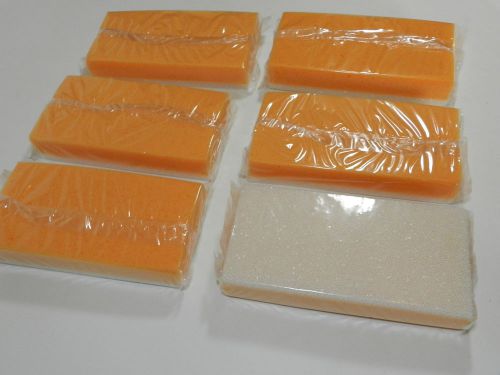 Heavy duty scrub sponge - cellulose - extra large 9&#034; x 4 1/2&#034; x 1 3/4&#034; - lot 6 for sale