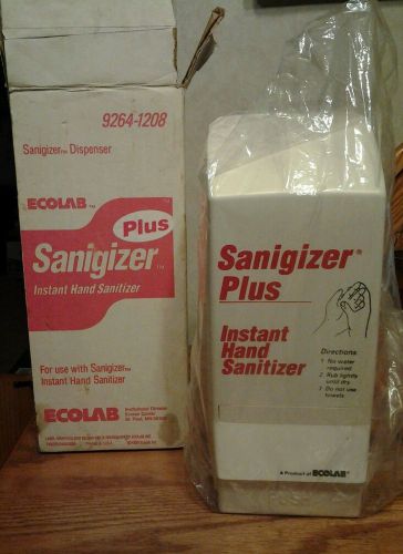 ECOLAB Instant Hand Sanitizer DispenserSanigizer Plus 9264-1208 New
