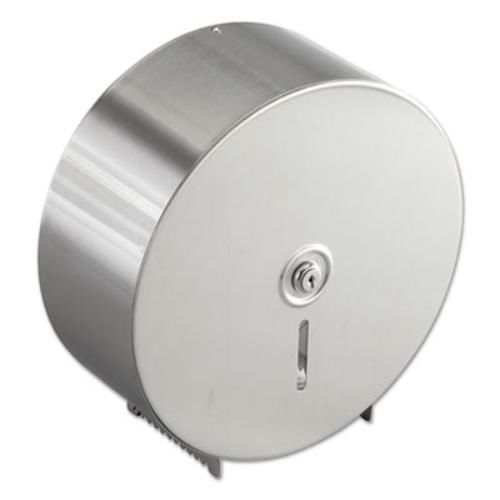 Bobrick 2890 jumbo toilet tissue dispenser, stainless steel, 10.625w x 10.625h x for sale