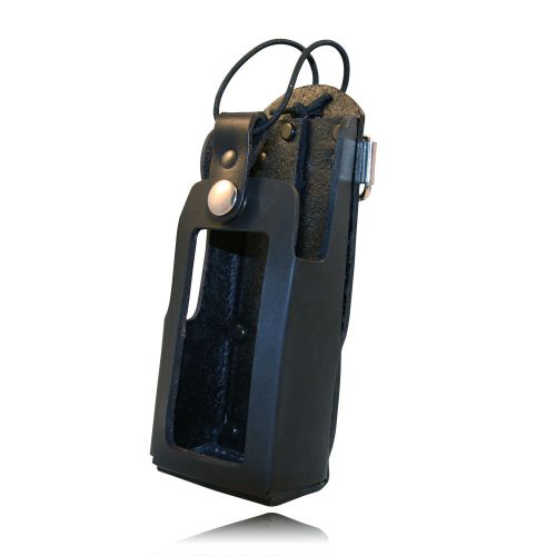 Boston leather 5480rc motorola 2500/5000 radio holder holster case for sale