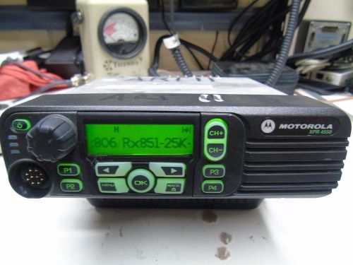 Motorola MotoTRBO XPR4550  25-40 watts 128 freq. 800/900MHz.