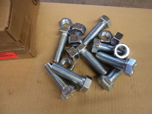 (2)3/4&#034; bolt pipe flange kits inc. 8-3/4&#034;-10 x 2 1/2&#034; full thread bolts &amp; 8 nuts for sale