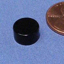 Neodymium magnets n42 dia 3/8&#034; x 3/16&#034; ndfeb rare earth - black epoxy lot 100 for sale