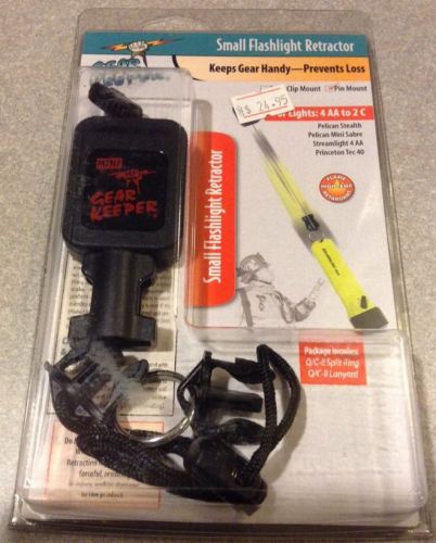NOS Gear Keeper Small Flashlight Retractor Pin Mount #RT2-4422 Salt Water