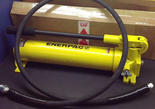 Enerpac p-80 steel hydraulic hand pump, 2 speed, 3/8 npt port, 0.58 gal. for sale