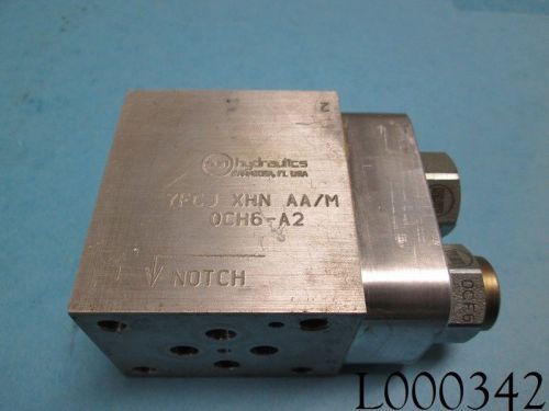 New sun hydraulics aluminum hydraulic cartridge valve block yfcj-xhn-aa/m for sale