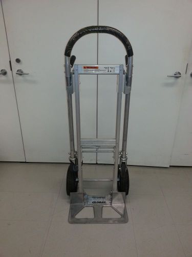 Best value junior aluminum 2-in-1 convertible hand truck with pneumatic wheels for sale