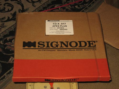 SIGNODE 1/2X0.017 APEX PLUS COIL Steel Strapping Part # 2X1514-NEW OLD STOCK