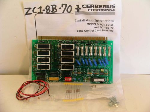 CERBERUS PYROTRONICS SIEMENS ZC1-8B-25 ZONE CARD CONTROL MODULES 8 *NEW*XL3 MXLV