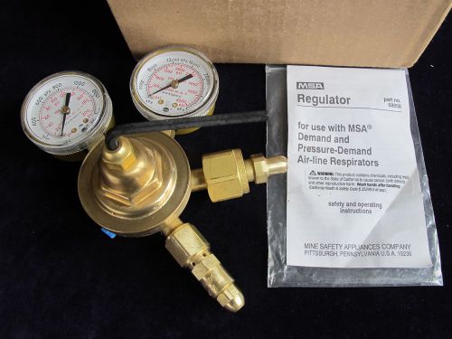 Msa 68858 dual-gauge pressure regulator, 0-3000 psi,  cascade systems for sale