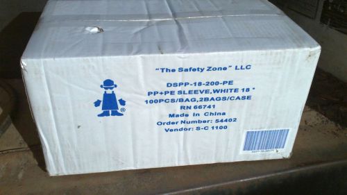 The Safety Zone Disposable Sleeves Case of 200 Sleeves  RN 66741