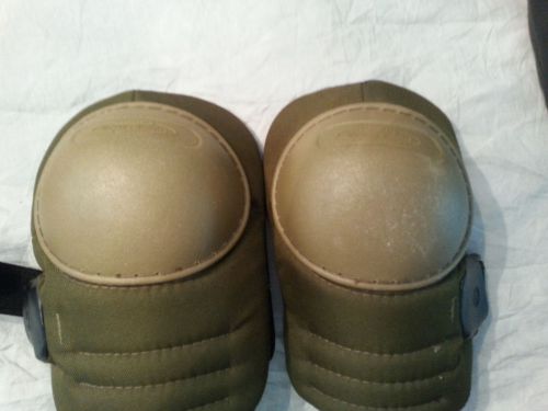 Mcguire and nicholas knee pads green and tan polyshield for sale