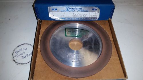 Pdt precision diamond grinding face wheel   6 x 3/4 x 1-1/4 for sale