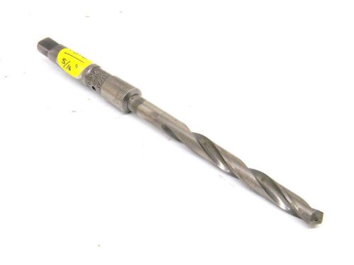 RESHARPENED CLEVELAND USA 5/16&#034; CARBIDE TIPPED TAPER SHANK TWIST DRILL .3125&#034;